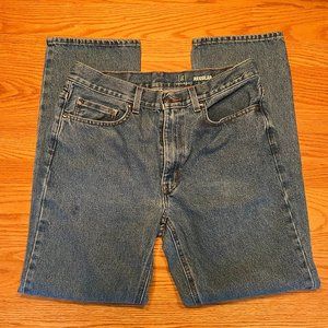 G‎ By George Mens Light Blue 100% Cotton Straight Leg Jeans Size 32 x 28